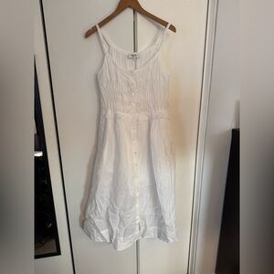 Sea New York White Button-Down Dress